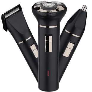 德国进口刀具多功能剃须刀电动充电式男士刮胡刀剃头发理发器光头