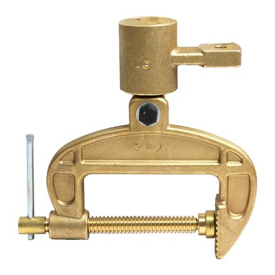 黄铜地线夹旋转钮黄铜铸造耐用