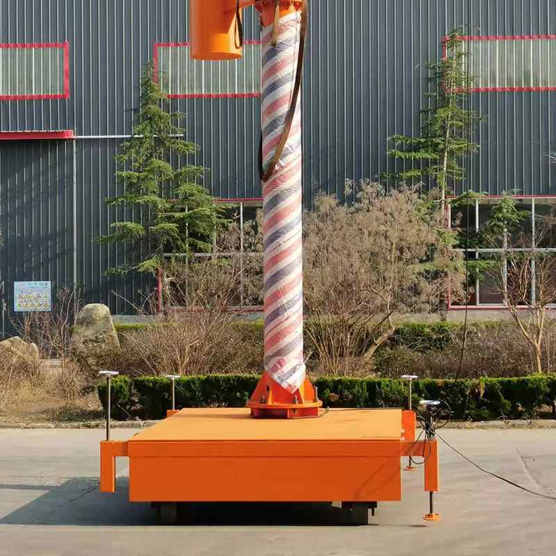 可移动式悬臂吊地平车一体臂吊车小型单臂悬立柱式独臂吊起重机