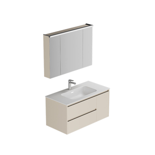 瑞尔特2025新款浴室柜组合星曜一体盆卫生间洗脸洗漱台盆柜 Y1050