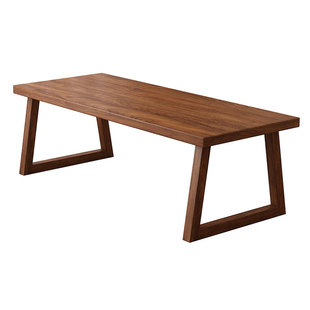 客厅实木大书桌茶桌中古风长桌子工作台书房学生学习桌家用电脑桌