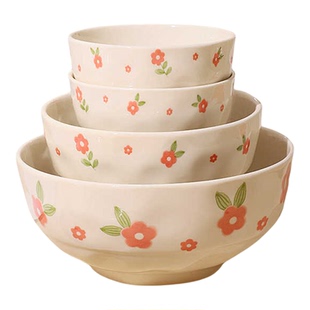 雅诚德简约喜气釉下彩餐具套装家庭陶瓷汤碗米饭碗乔迁高颜值盘子