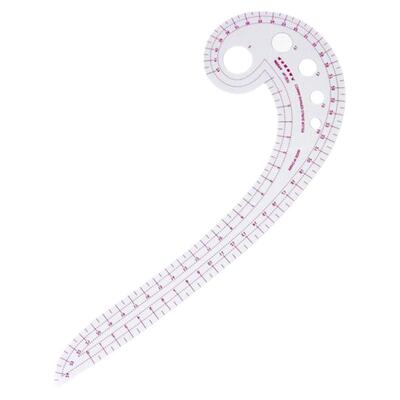 FMC-3231 逗号尺6字尺 多功能曲线尺 服装设计 打板工具 配件新品