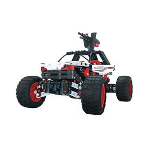 ONEBOT木星黎明剑齿虎武装车拼插积木玩具模型儿童益智赛车男孩