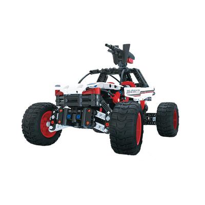 ONEBOT木星黎明剑齿虎武装车拼插积木玩具模型儿童益智赛车男孩