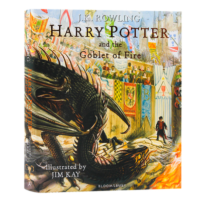 哈利波特12345英文小说精装彩绘