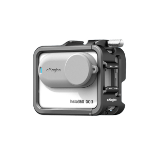 aMagisn阿迈适用影石Insta360 GO3/GO3S金属兔笼横竖拍保护框配件