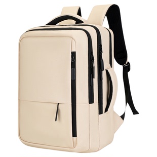 多功能男女士双肩包电脑包15.6寸16英寸休闲防水背包通勤电脑包大容量初中高学生书包出行户外李旅行轻便短途