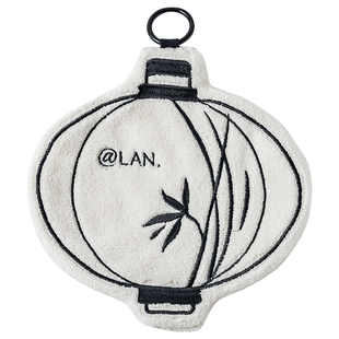 擦手巾高级感擦手毛巾挂式高颜值厨房手帕双层加厚卫生间速干抹布