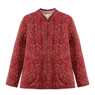 2025新款妈妈冬装棉服外套女士中老年加绒加厚棉衣老人棉袄驼绒棉