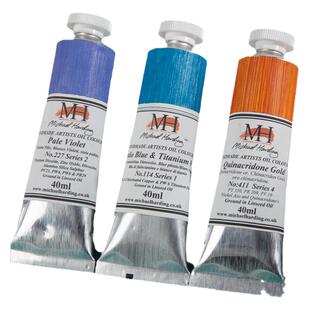 麦克哈丁油画颜料英国原装进口麦克哈丁MichaelHarding手工油画颜料艺术家级油画颜色40ml专业油画创作颜色