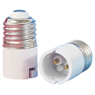 转换灯头灯头灯座卡口灯泡转换螺口灯泡外E27转内B22卡口灯泡转换