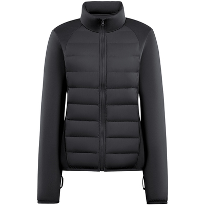 爱居兔户外轻薄鹅绒羽绒服2025年冬季新款女短款修身保暖运动外套