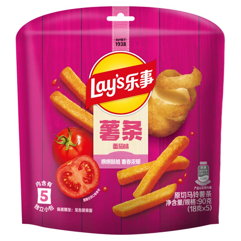 乐事薯条90g乐事番茄酱味