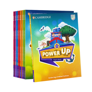 进口原版国际剑桥少儿英语Power Up教材 1 2 3 4 5 6级powerup教材剑桥小学英语教材YLE剑桥少儿英语考试 剑桥词汇语法 含在线账号