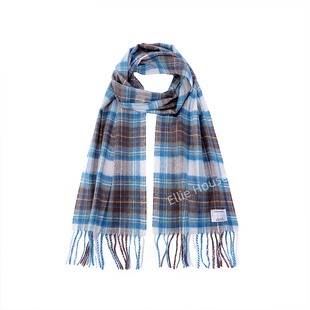 Edinburgh正品英国苏格兰爱丁堡羊绒围巾冬复古新年礼物格子保暖