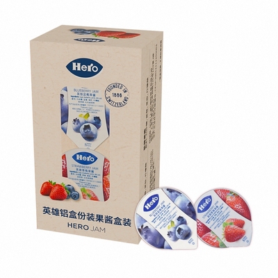 Hero英雄进口果酱小包装铝盒装