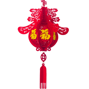 2026新年装饰小红灯笼挂饰室内场景布置过年春节马年商场挂件吊饰