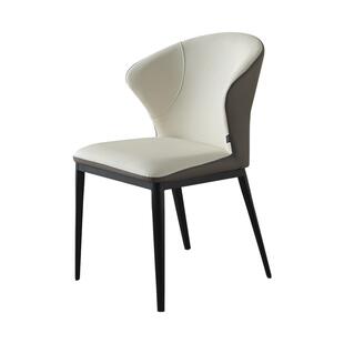 全友家居2025新款客厅家用现代简约餐桌椅子轻奢高级感软包靠背椅