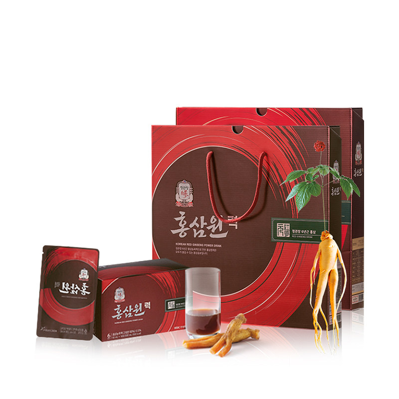 正官庄高丽参元力液50ml*30包*2
