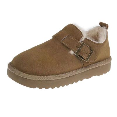 勃肯女鞋冬款加绒加厚2025年新款