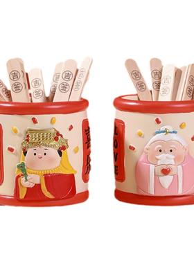 福气小神仙摇签罐情绪礼物