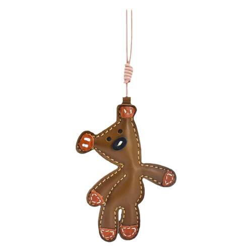 真皮 【Bear小熊~】头层牛皮ins手工包挂饰挂件钥匙扣车内饰手帐