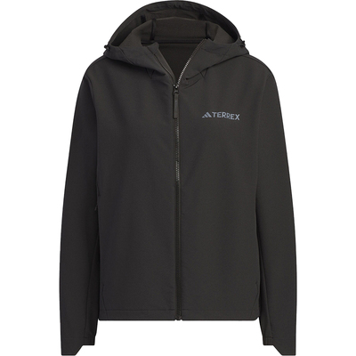 Adidas/阿迪达斯女士连帽软壳衣