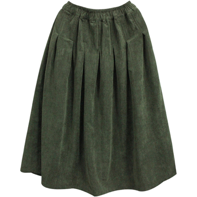 文艺灯芯绒百搭宽松显瘦半身裙