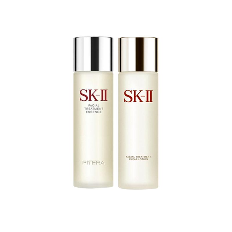 【自营】SK-II【圣诞礼物】护肤套装神仙水230ml＋清莹露230ml