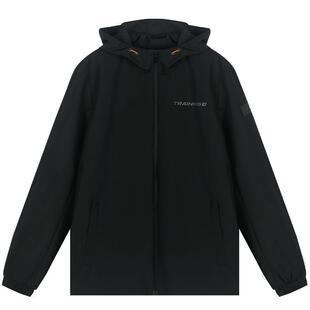 特步运动风衣男秋季官方旗舰店正品三防科技夏季连帽夹克撞色外套