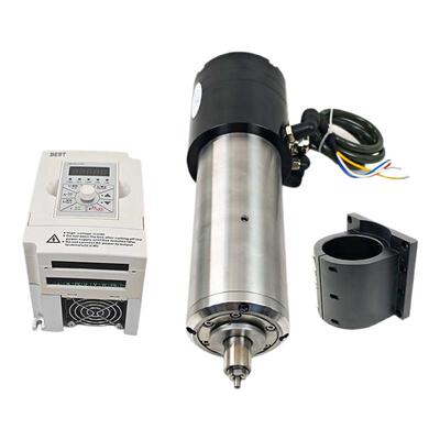 自动换刀主轴电机高速60000转铜铝钢金属模具雕刻-机器人打磨钻孔