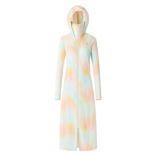 波司登户外原纱upf100防晒衣全身女士长款防晒服 夏季海边外套