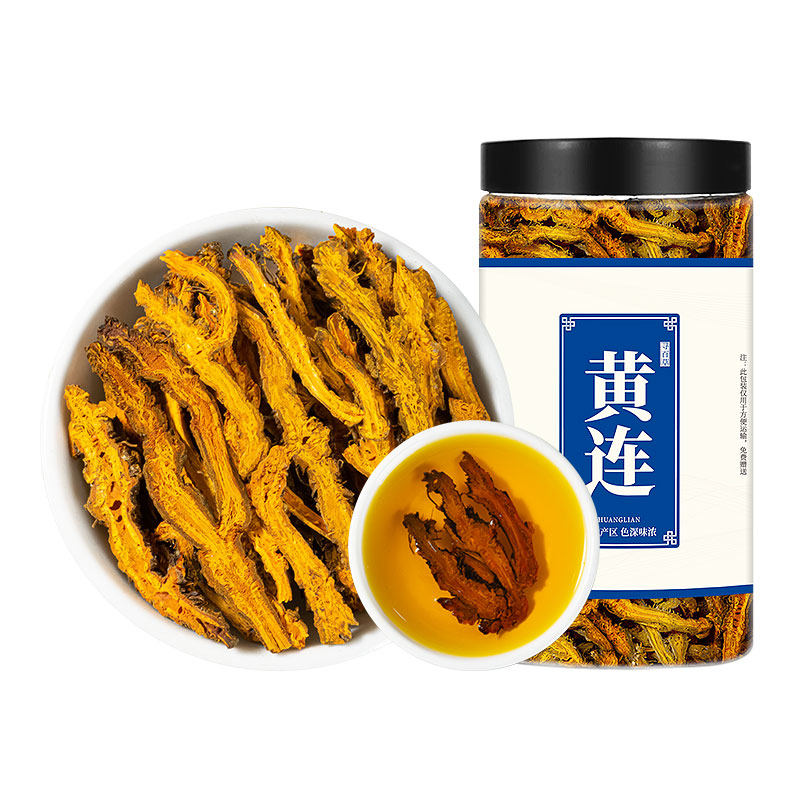 正宗四川黄连中药材黄莲鸡爪黄连泡茶正品泡水喝黄连片黄连个无硫