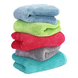 李家洁擦地专用抹布无水印家务清洁拖地布加捻无痕毛巾拖把替换布