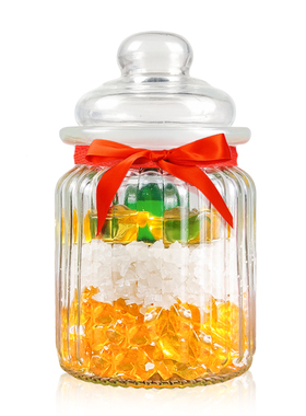 厕所在中宫专用安忍水2025玻璃瓶六帝安仁水瓶水晶球铜钱家居摆件