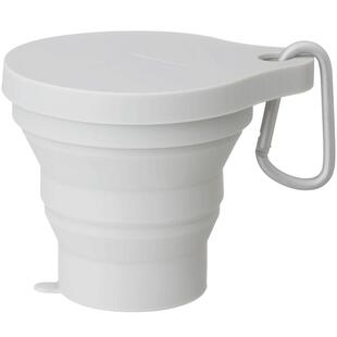 霜山折叠旅行杯耐高温硅胶户外随身压缩水杯便携式随手刷牙漱口杯