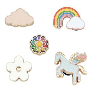 crocs配件洞洞鞋配饰鞋花鞋扣卡洛驰鞋上装饰品适配diy金属鞋花