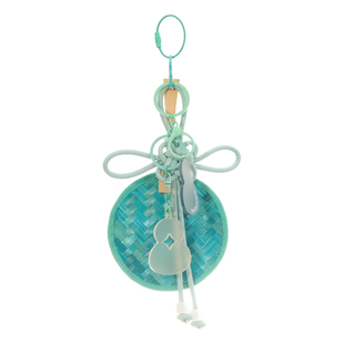 diy竹扇挂件非遗竹编材料包工艺品手工礼物学生手作竹艺包挂