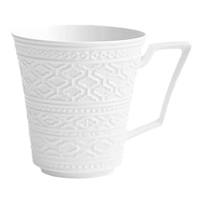 纯白浮雕欧式风马克杯