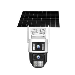 太阳能黑光臻全彩摄像头无光夜视手机远程户外无电无网高清监控