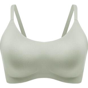 芒果杯|2件曼妮芬舒适无尺码小波浪内衣背心无钢圈女软支撑文胸