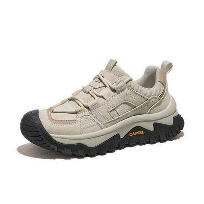 骆驼昙驰户外登山鞋女2025秋冬新款爬山防滑透气厚底徒步鞋子男鞋