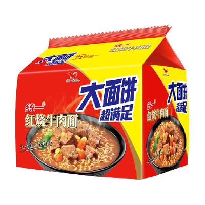 统一红烧牛肉大面饼方便面