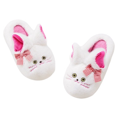 EVA猫咪大童棉拖鞋女童秋冬新款