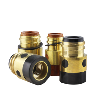 二保焊枪气保焊机配件松下350A500A绝缘套陶瓷分流器铜芯绝缘螺母