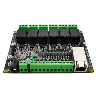 Modbus RTU 2/4/6/8路网络继电器以太网输出远程控制IO模块TCP/IP