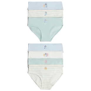 【布鲁伊】HM童装儿童女童内裤7件装春季印花三角裤1214429