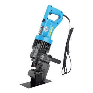 电动液压冲孔机角铁角钢冲孔器手提式小型槽钢不锈钢光伏打孔神器