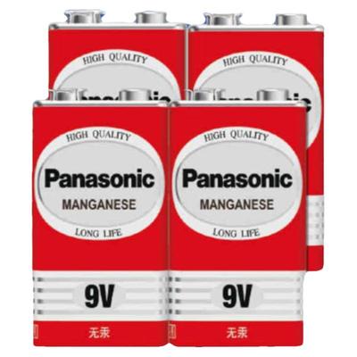 松下9v碳性电池8粒装6f22nd叠型